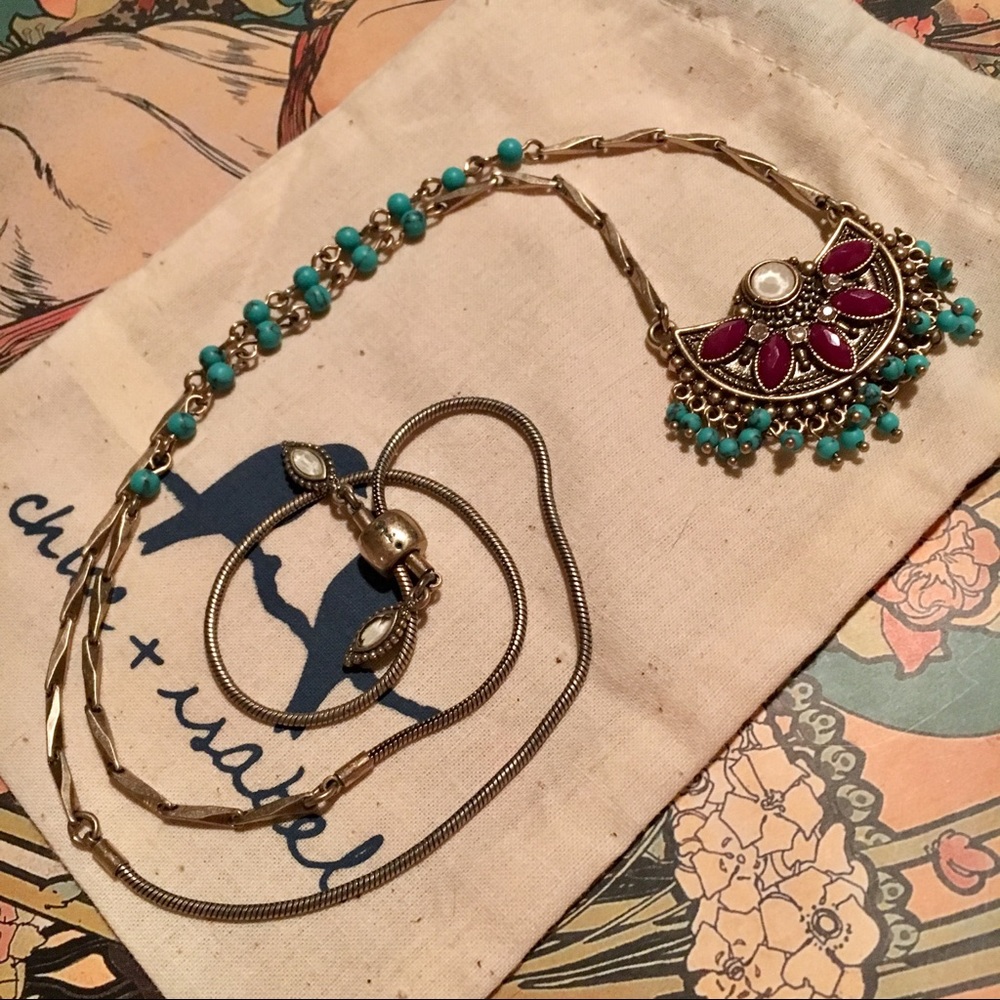 Jaipur Convertible Pendant Necklace - Picture 2 of 3